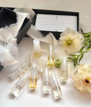 Best wedding day perfume discovery set custom and perzonalized label