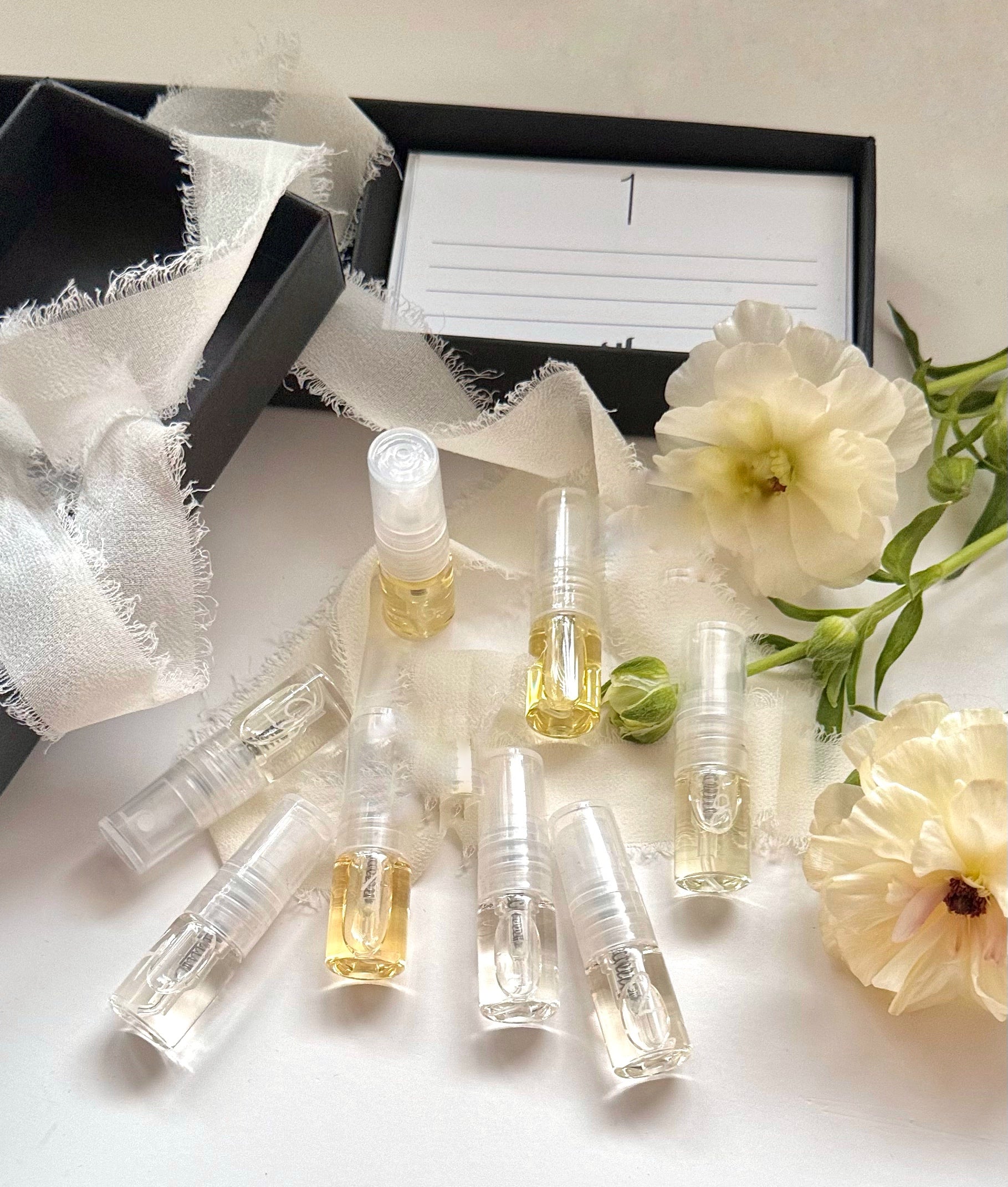 Best wedding day perfume discovery set custom and perzonalized label